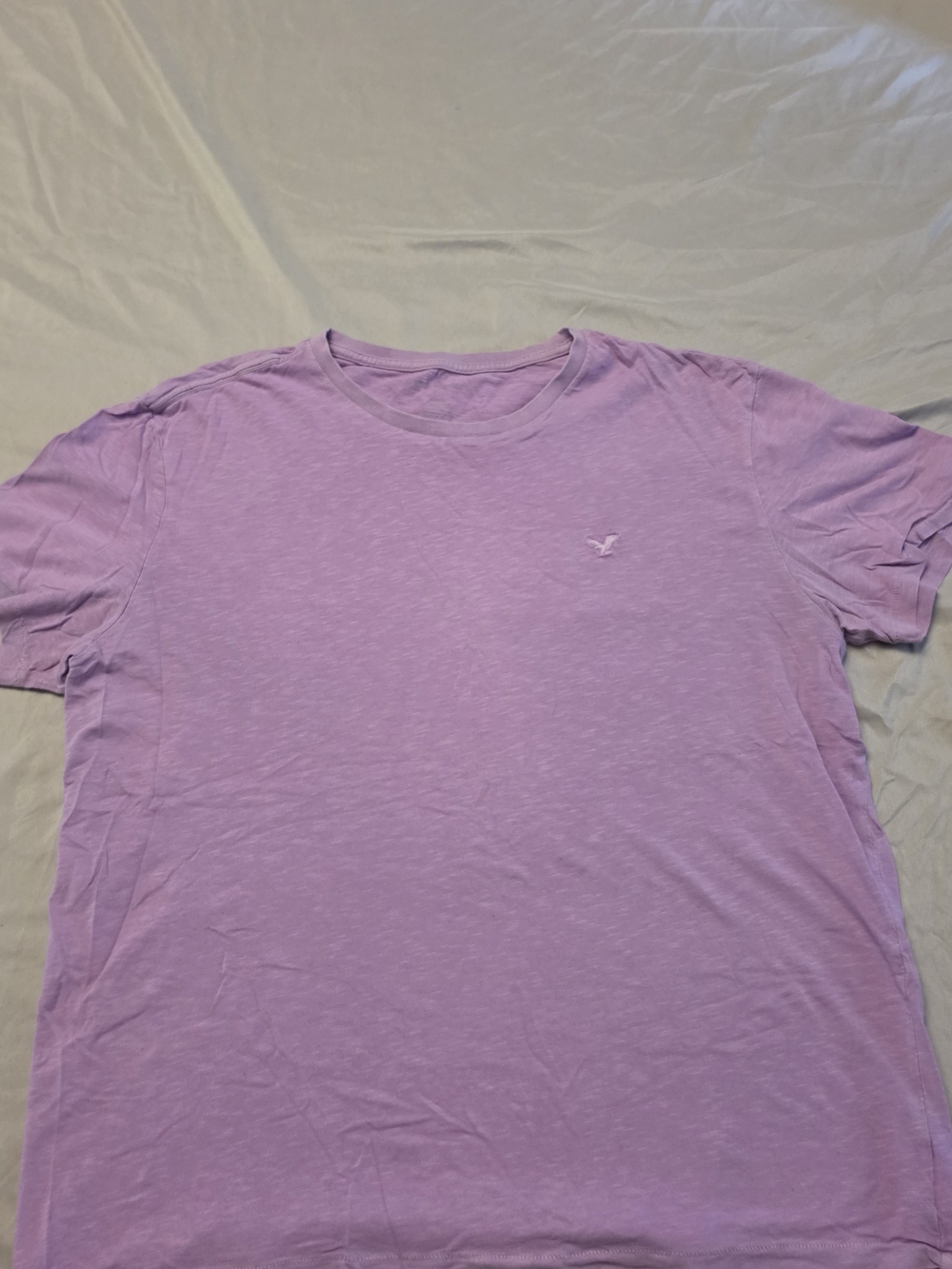 American Eagle Outfitters Lavender Short Sleeve Crewneck Tee